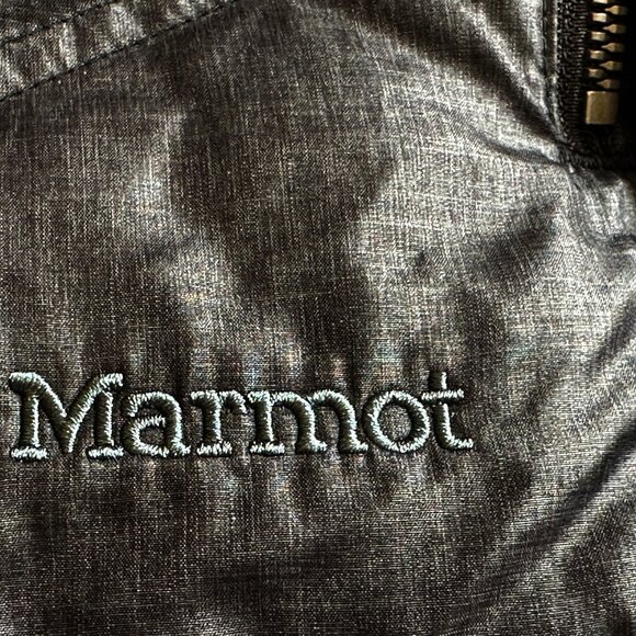 Marmot Down Coat Jacket Womens Insulated 700 Fill Full Zip Fleece Black Puffer L - Picture 4 of 12